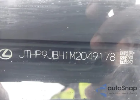 2021 Lexus Ux 250H z USA, uszkodzony, nr VIN JTHP9JBH1M2049178